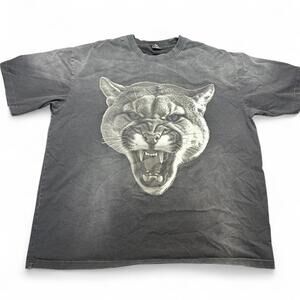 Gray Cougar Graphic T-shirt - XL